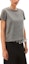 Purchase (W) Alexander Wang SS23 Camiseta Mujer Gris Manga Corta Cuello Redondo Color Sólido 4CC3231416-079