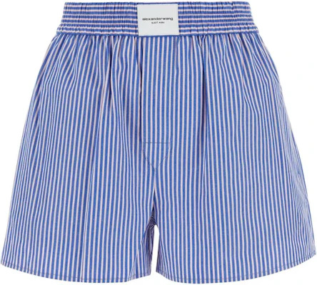 (Women) Alexander Wang SS23 Striped Shorts Light Blue 4WC3234380-246 Buy (Women) Alexander Wang SS23 Striped Shorts Light Blue 4WC3234380-246