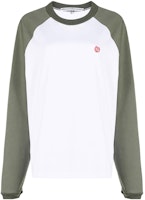 (Women) Alexander Wang SS23 Two-Tone Long-Sleeve Crewneck T-Shirt White UCC4221569-127 (Women) Alexander Wang SS23 Two-Tone Long-Sleeve Crewneck T-Shirt White UCC4221569-127