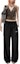 Lookbook (W) Alexander Wang SS24 Pantalones Negros Elastizados Cintura Media Logo Patch 4CC3244367001-BLACK