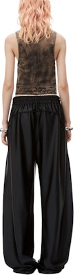 (W) Alexander Wang SS24 Pantalones Negros Elastizados Cintura Media Logo Patch 4CC3244367001-BLACK Shop (W) Alexander Wang SS24 Pantalones Negros Elastizados Cintura Media Logo Patch 4CC3244367001-BLACK