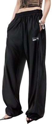 (W) Alexander Wang SS24 Pantalones Negros Elastizados Cintura Media Logo Patch 4CC3244367001-BLACK Purchase (W) Alexander Wang SS24 Pantalones Negros Elastizados Cintura Media Logo Patch 4CC3244367001-BLACK