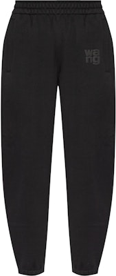(Women) Alexander Wang SS24 Black Mid-Rise Knit Logo Joggers with Elastic Waist. 4CC3244399001-BLACK Buy (Women) Alexander Wang SS24 Black Mid-Rise Knit Logo Joggers with Elastic Waist. 4CC3244399001-BLACK