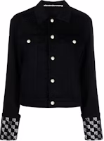 (Women) Alexander Wang SS24 Black Solid Single-Breasted Casual Jacket 4DC1242230-011 (Women) Alexander Wang SS24 Black Solid Single-Breasted Casual Jacket 4DC1242230-011