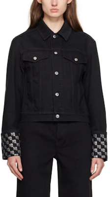 (W) Alexander Wang SS24 Jaket Kasual Hitam Single-Breasted 4DC1242230-011 Order (W) Alexander Wang SS24 Jaket Kasual Hitam Single-Breasted 4DC1242230-011