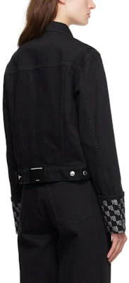 (W) Alexander Wang SS24 Jaket Kasual Hitam Single-Breasted 4DC1242230-011 Shop (W) Alexander Wang SS24 Jaket Kasual Hitam Single-Breasted 4DC1242230-011