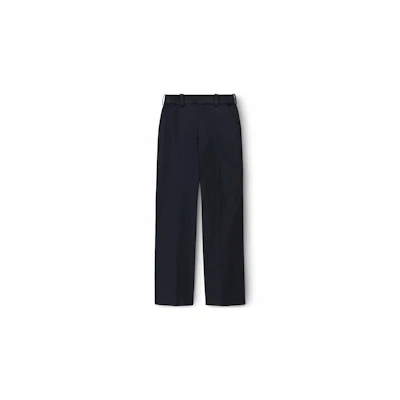 (Women) Alexander Wang SS24 Black Solid Straight-Leg Zipper Suit Pants 4WC1244242-001