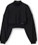 Buy (W) Alexander Wang SS24 Baju Sejuk Hitam Klasik Lengan Panjang Crewneck. 4CC1241442-020
