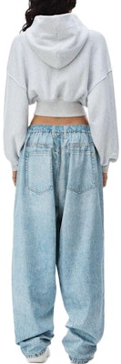 (Women) Alexander Wang SS24 Classic Terry Zip-Up Hoodie Light Grey 4CC1242077-050 Shop (Women) Alexander Wang SS24 Classic Terry Zip-Up Hoodie Light Grey 4CC1242077-050