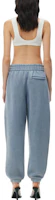 Shop (W) 亞歷山大王 SS24 必備 Terry Logo 運動長褲 灰藍色 4CC32243484-75A