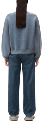 (W) アレキサンダーワン SS24 グレー・ブルー ロゴプリント クルーネック スウェットシャツ 4CC3221360-077 Shop (W) アレキサンダーワン SS24 グレー・ブルー ロゴプリント クルーネック スウェットシャツ 4CC3221360-077