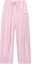 Order (Women) Alexander Wang SS24 High-Waist Drawstring Velvet Knit Sweatpants Pink. 4CC124435509-51B