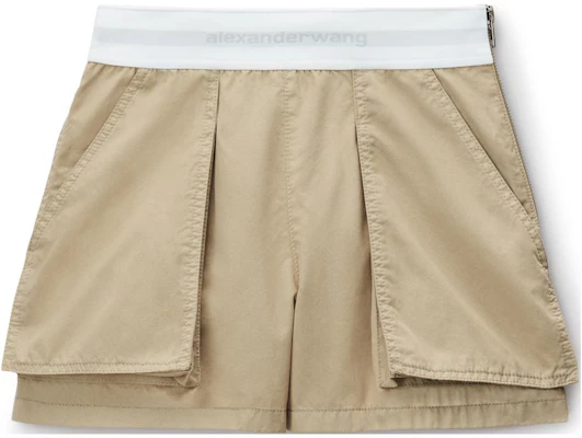 (W) Alexander Wang SS24 高腰寬版工裝短褲 卡其色 1WC2244726279 Buy (W) Alexander Wang SS24 高腰寬版工裝短褲 卡其色 1WC2244726279