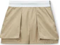 Buy (W) Alexander Wang SS24 高腰寬版工裝短褲 卡其色 1WC2244726279