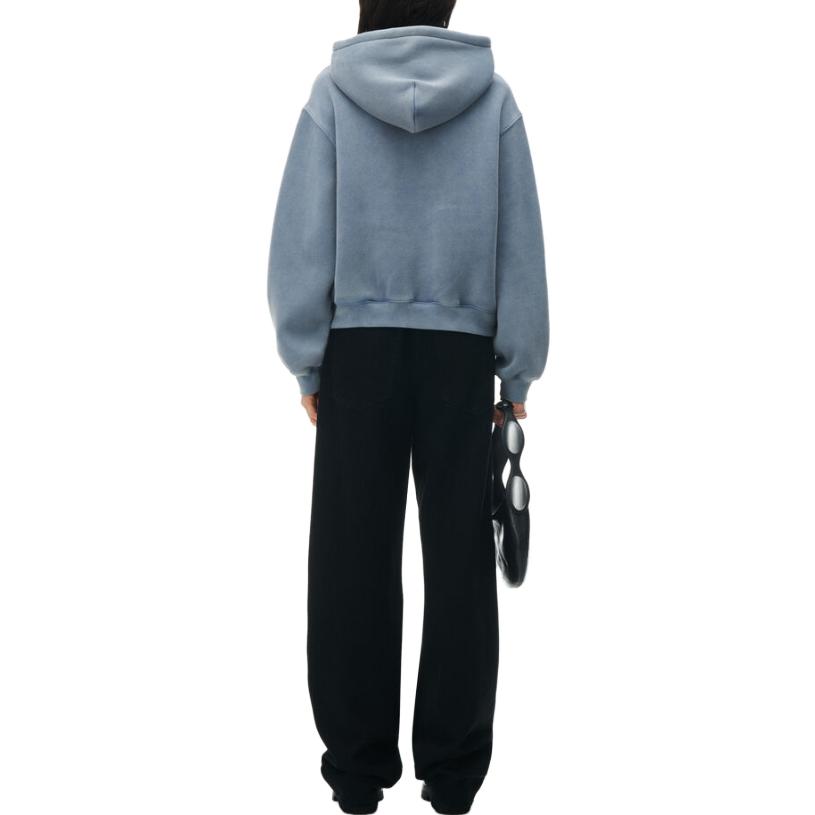 Purchase (W) アレクサンダー ワン SS24 ロゴプリント フーディー ライトブルー. 4CC3222069-475