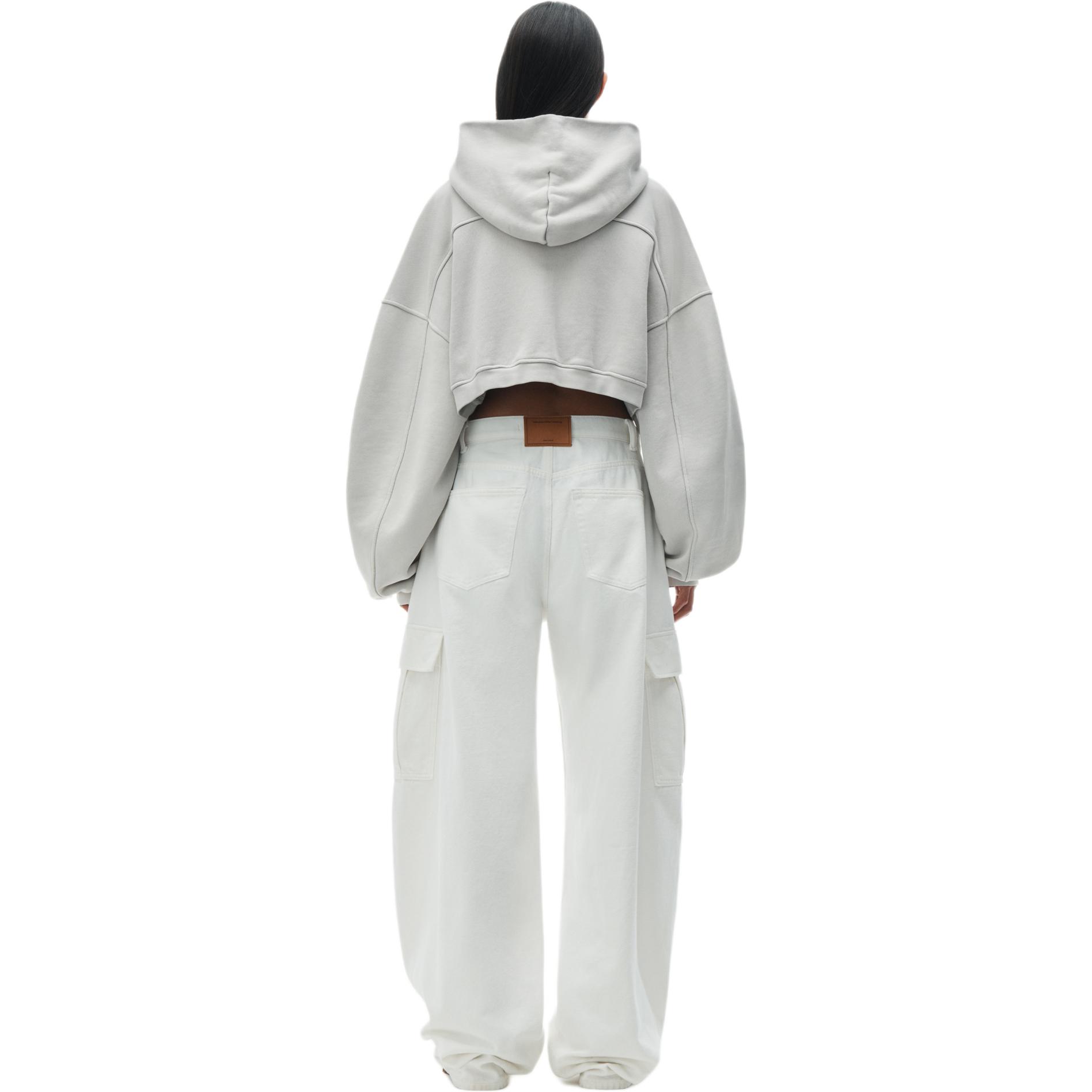 Shop (W) アレキサンダー ワン SS24 ローライズ ワイドレッグ ホワイト デニムジーンズ. 4DC2244305-120