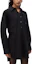 Shop (W) 亚历山大王 SS24 极简黑色长袖衬衫连衣裙 4WC1246245-BLACK