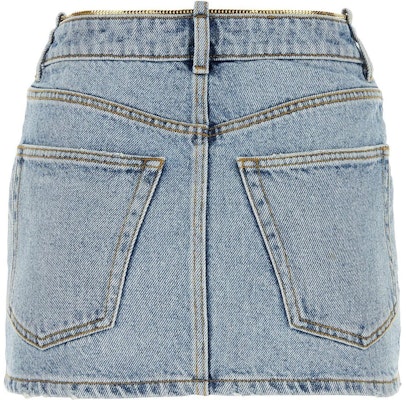 (W) 亚历山大王 SS24 极简风蓝色V领牛仔裙 4DC12451204-71A Lookbook (W) 亚历山大王 SS24 极简风蓝色V领牛仔裙 4DC12451204-71A