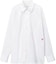 Order (Women) Alexander Wang SS24 Oversized Cotton Button-Up Long-Sleeve Shirt White 4WC1241449-100