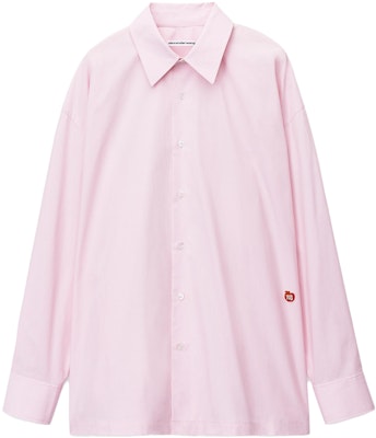 (Women) Alexander Wang SS24 Pink Cotton Button-Up Long Sleeve Shirt. 4WC1241449-680 Buy (Women) Alexander Wang SS24 Pink Cotton Button-Up Long Sleeve Shirt. 4WC1241449-680