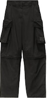 (Women) Alexander Wang SS24 Relaxed Wide-Leg Cargo Pants Mid-Rise Black 4WC3244369-BLACK (Women) Alexander Wang SS24 Relaxed Wide-Leg Cargo Pants Mid-Rise Black 4WC3244369-BLACK