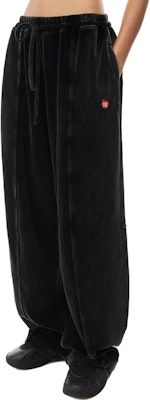 (W) アレキサンダー・ワン SS24 アップルロゴ ハイウエスト ドローストリングニットジョガー ブラック レディース 4CC12443550-95A Shop (W) アレキサンダー・ワン SS24 アップルロゴ ハイウエスト ドローストリングニットジョガー ブラック レディース 4CC12443550-95A