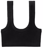 (Women) Alexander Wang SS24 Black Logo Sleeveless Tank Top 4CC2248102001 (Women) Alexander Wang SS24 Black Logo Sleeveless Tank Top 4CC2248102001