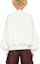 Shop (W) Alexander Wang SS24 Baju Sejuk Lengan Panjang Putih Oversized Chalk 1KC3231017-WHITE