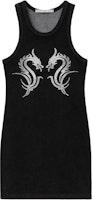 (Women) Alexander Wang SS24 Dragon Capsule Slim Fit Sleeveless Mini Dress Black (). 1CC12466300-95A (Women) Alexander Wang SS24 Dragon Capsule Slim Fit Sleeveless Mini Dress Black (). 1CC12466300-95A