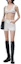 Lookbook (W) Alexander Wang SS24 復古白高腰標誌鏤空設計牛仔短褲 女款 4DC2244360-120