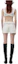 Shop (W) Alexander Wang SS24 復古白高腰標誌鏤空設計牛仔短褲 女款 4DC2244360-120