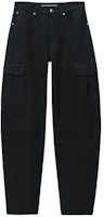 Order (Women) Alexander Wang SS24 Low-Rise Wide-Leg Denim Jeans Women Black 4DC2244305-011