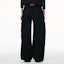 Shop (W) アレキサンダー ワン SS24 ローライズ ワイドレッグ デニム ジーンズ レディース ブラック 4DC2244305-011