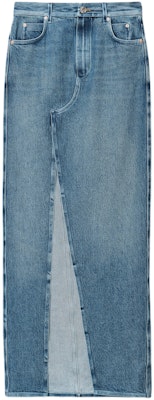 (W) アレキサンダー ワン SS24 ミニマリスト コンフォート デニム マキシスカート ブルー レディース 1WC1245250-473 Order (W) アレキサンダー ワン SS24 ミニマリスト コンフォート デニム マキシスカート ブルー レディース 1WC1245250-473