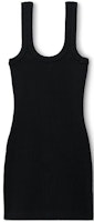 (Women) Alexander Wang SS24 Minimalist High-Street Sleeveless Black Dress Women. 4CC2246250-001 (Women) Alexander Wang SS24 Minimalist High-Street Sleeveless Black Dress Women. 4CC2246250-001