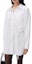 Lookbook (W) アレキサンダー・ワン SS24 ミニマリスト ホワイト ボタンダウン シャツドレス 長袖 4WC1246245-WHITE