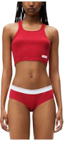 (Women) Alexander Wang SS24 Ribbed Knit Tank Top Women’s Purple Red 8CC2238045667A-PURPLISHRED (Women) Alexander Wang SS24 Ribbed Knit Tank Top Women’s Purple Red 8CC2238045667A-PURPLISHRED