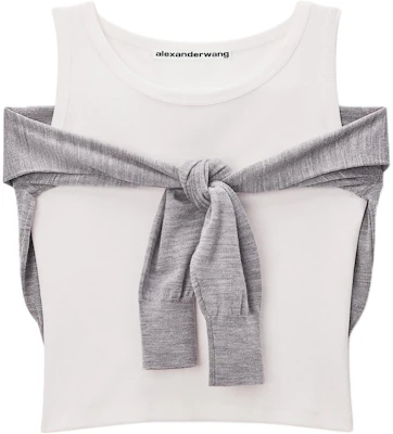 (W) 알렉산더 왕 SS26 슬림핏 여성 민소매 탱크탑 1CC3261355056 Buy (W) 알렉산더 왕 SS26 슬림핏 여성 민소매 탱크탑 1CC3261355056