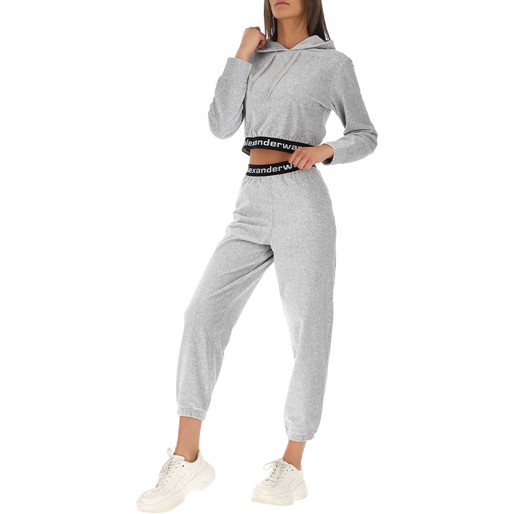 Cheap (W) アレキサンダー ワン ストレッチ コーデュロイ パンツ ヘザーグレー 秋款 4CC1204024-030