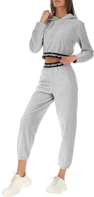 (W) アレキサンダー ワン ストレッチ コーデュロイ パンツ ヘザーグレー 秋款 4CC1204024-030 Cheap (W) アレキサンダー ワン ストレッチ コーデュロイ パンツ ヘザーグレー 秋款 4CC1204024-030