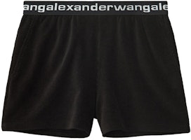 (Women) Alexander Wang Stretch Corduroy Shorts Black 4CC1204025-001 (Women) Alexander Wang Stretch Corduroy Shorts Black 4CC1204025-001