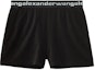 Buy (W) Alexander Wang Pantalones Cortos Elásticos de Pana Negros 4CC1204025-001