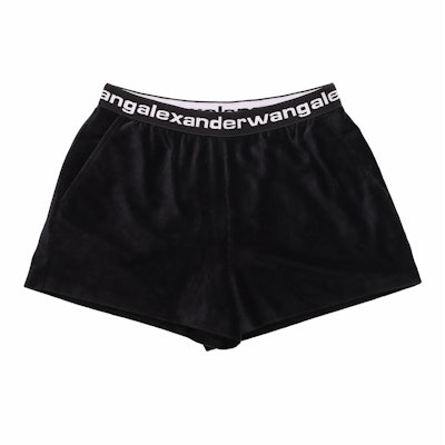 (W) Alexander Wang Pantalones Cortos Elásticos de Pana Negros 4CC1204025-001 Lookbook (W) Alexander Wang Pantalones Cortos Elásticos de Pana Negros 4CC1204025-001