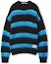 Order (W) 亚历山大王女士蓝色条纹圆领宽松毛衣 1KC4231036-004