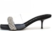 Buy (W) Alexander Wang Selipar Tumit Tinggi Bertatih 'Black Fashion' 30421S001-001