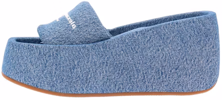 (Women) Alexander Wang Taichi 'Blue Slip-On Fashion Sandal' 30223F030486 (Women) Alexander Wang Taichi 'Blue Slip-On Fashion Sandal' 30223F030486