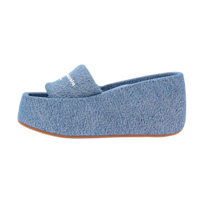 (W) Alexander Wang Taichi 'Blue Slip-On Fashion Sandal'