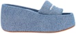 (W) Alexander Wang Taichi 'Sandal Fesyen Selipar Biru Slip-On' 30223F030486