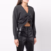 Shop (W) Alexander Wang V 領純色針織毛衣 黑色 4KC1233031-010