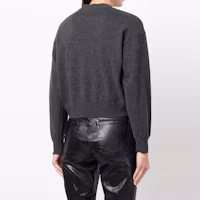 Purchase (W) Alexander Wang V 領純色針織毛衣 黑色 4KC1233031-010